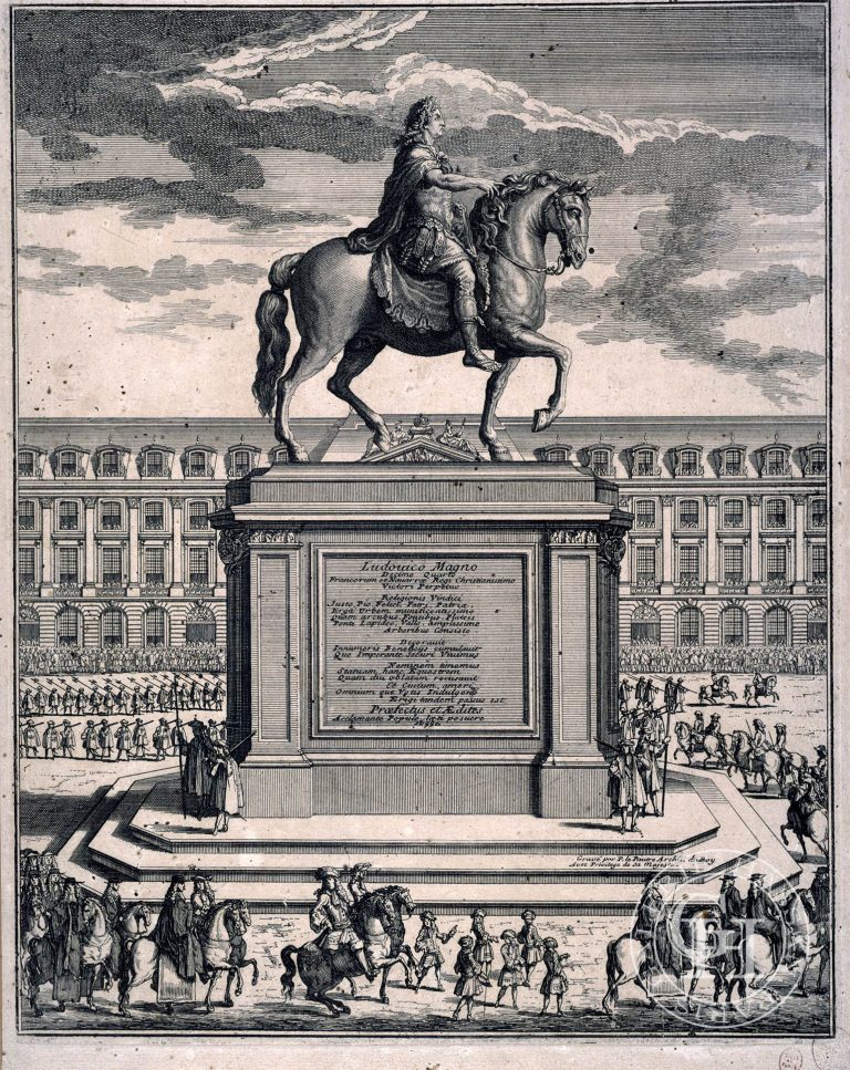 Equestrian statue of King Louis XIV after François Girardon Galerie