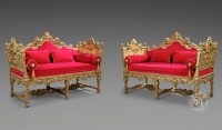 Paire de canapés de style Louis XIV - Maison Fourdinois