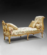 Banquette ou lit de repos de style Louis XV