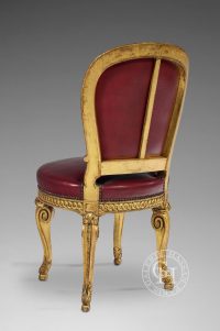 Suite de dix chaises de style Transition Louis XV - Louis XVI