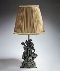Lampe Trois déesses par Antoine-Louis Barye