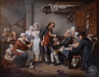 L'Accordée de village ou le contrat de mariage d’après Jean-Baptiste Greuze
