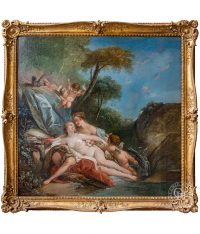 La Nymphe Callisto, séduite par Jupiter sous les traits de Diane d’après François Boucher